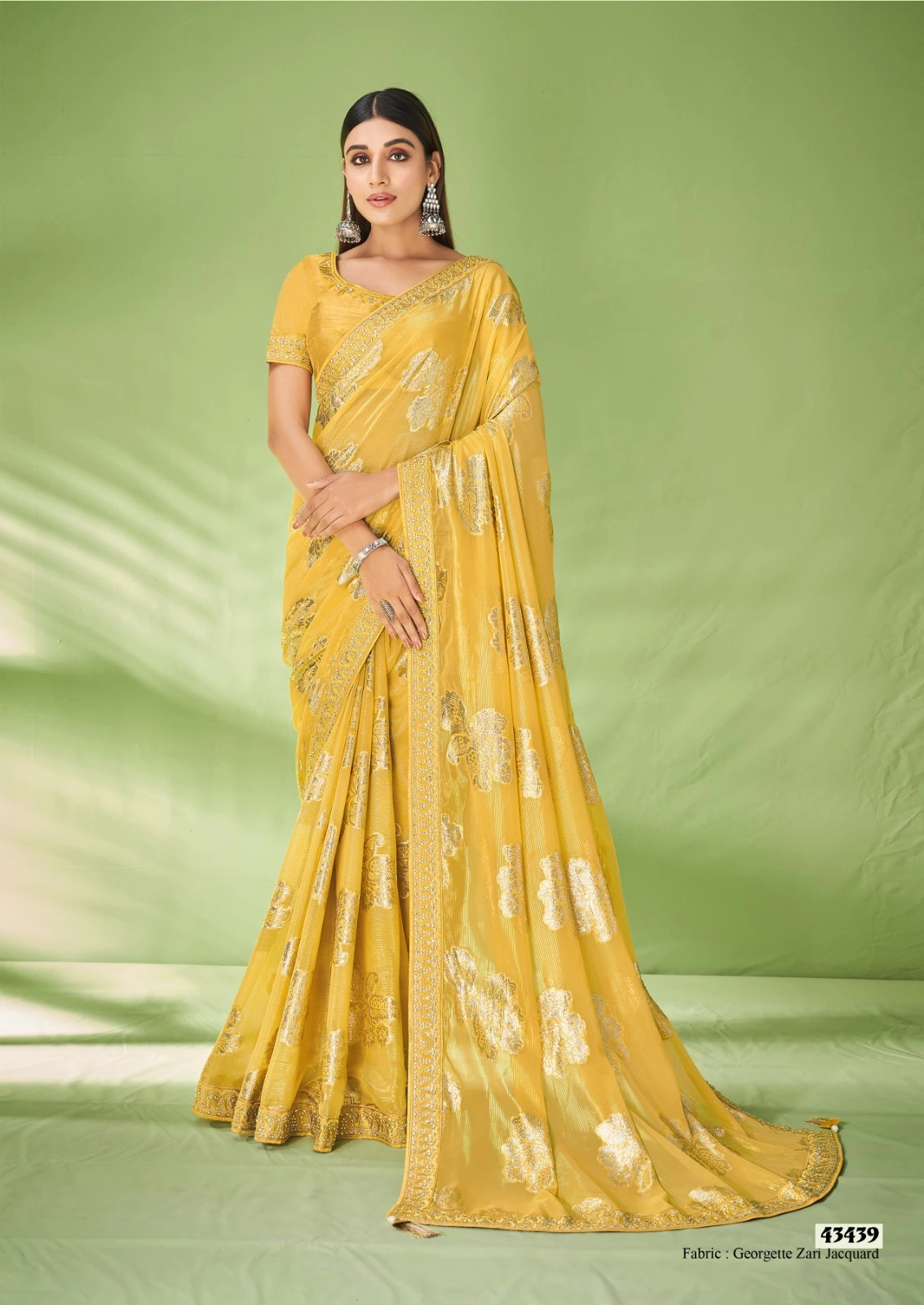 Mahotsav Maanika Georgette Wholesale Designer Saree Catalog — Wholesale Sarees, Mahotsav wholesale from Surat - Gallery Image 2